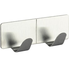 Doppelter Kleiderhaken aus Metall zur Wandmontage
