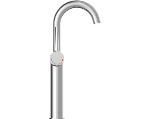 Waschtischarmatur aus Metall mit Einhebelmischer