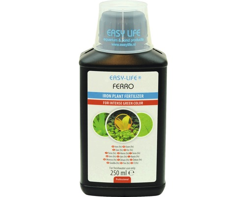 Aquariumpflanzendünger Easy Life Ferro 250 ml, Eisendünger Easy Life Ferro Eisendünger für Wasserpflanzen in einer 250 ml Flasche