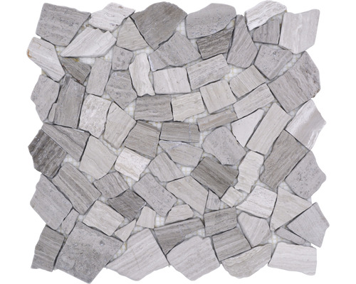 Natursteinmosaik Marmor Ciot 30/2012 30,5x32,2 cm beige grau Mosaikfliese aus Naturstein