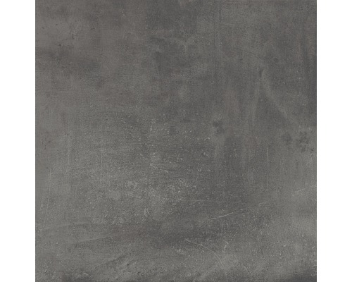 Feinsteinzeug Bodenfliese Vesuvio 60,0x60,0 cm schwarz rektifiziert