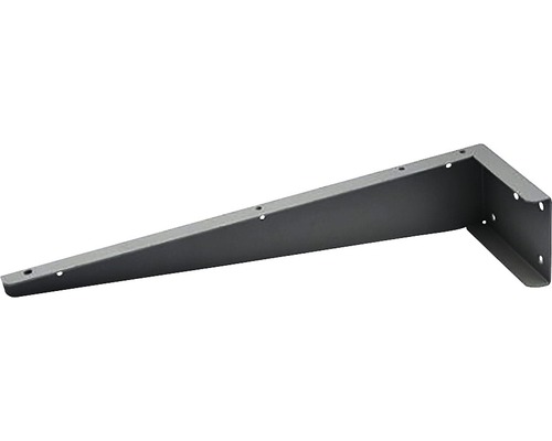 Regalwinkel aus Metall mit Bohrlöchern zur Befestigung