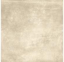 Feinsteinzeug Bodenfliese Vesuvio 100x100 cm beige rektifiziert