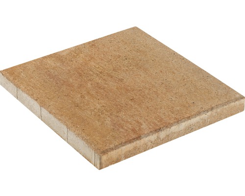 Beton Terrassenplatte iStone Pure sandstein 40 cm x 40 cm x 4 cm Quadratische Pflasterplatte aus Beton