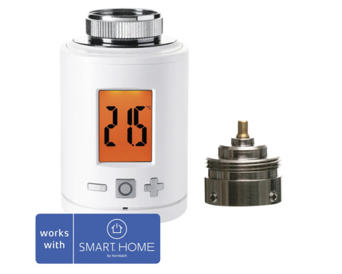 Heizkörperthermostat Eurotronic Spirit Z-Wave Plus 700211 M30 x 1,5 - kompatibel mit SMART HOME by hornbach