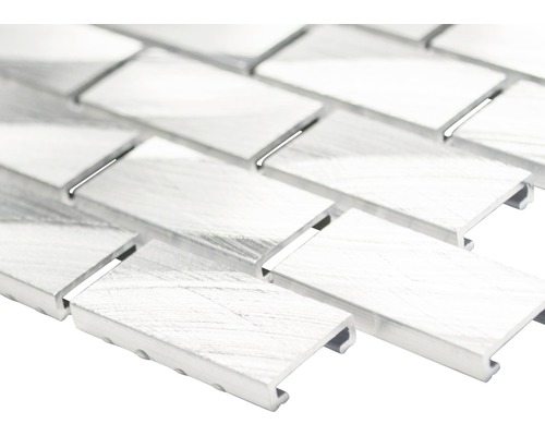 Mosaikfliese aus Aluminium