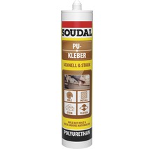 Soudal Polyurethan Kleber Kartusche für Holz, Metall, Stein und Fliesen