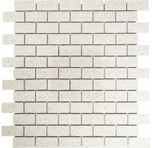 Mosaikmatte mit rechteckigen Steinen
