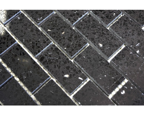 Mosaikfliesen, schwarze Farbe