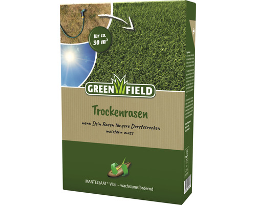 Rasensamen Greenfield Trockenrasen 1 kg / 30 m²