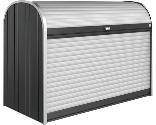 Gartenschrank mit Rollladensystem für den Außenbereich