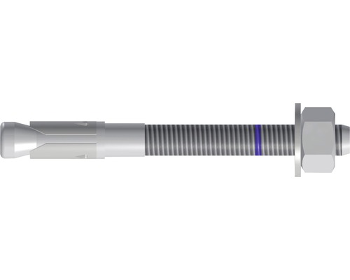 Dübel Bolzenanker Tox Dübel S-Fix Pro Ø 12 x 180 mm Stahl, 20 Stück Schwerlastanker mit Gewinde, Mutter und Unterlegscheibe