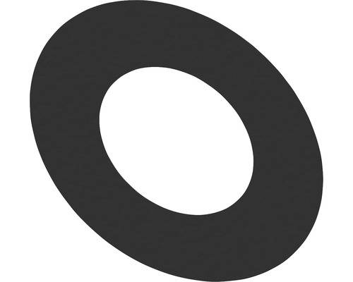 Wandrosette Jeremias Iso-Line 85 mm Ø150 mm schwarz für doppelwandiges Abgasrohr Scheibe