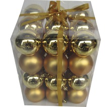 36er Pack Lafiora Weihnachtsbaumkugeln Ø 6 cm gold-thumb-0 36er Pack Lafiora Weihnachtsbaumkugeln Ø 6 cm gold-thumb-0