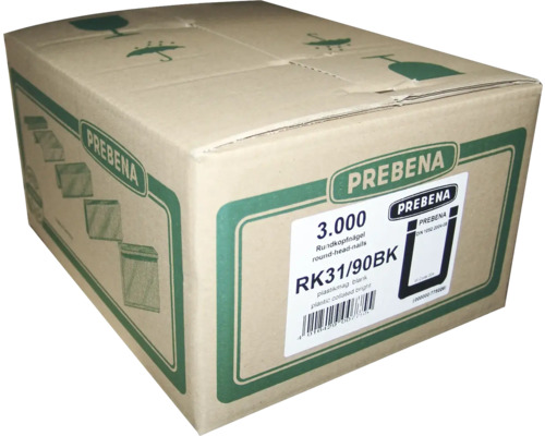 Verpackungseinheit Prebena Rundkopfnägel RK31/90BK