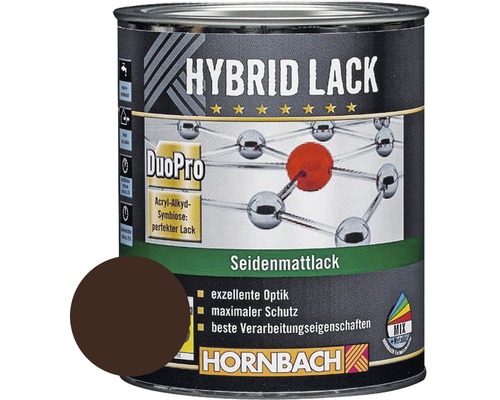 HORNBACH Buntlack Hybridlack Möbellack seidenmatt RAL 8017 schokobraun 375 ml