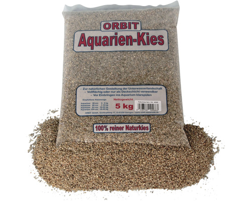 Aquariensand fein 2-4 mm 5 kg natur