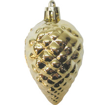 Goldener Tannenzapfen als Christbaumschmuck