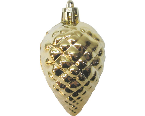 Goldener Tannenzapfen als Christbaumschmuck