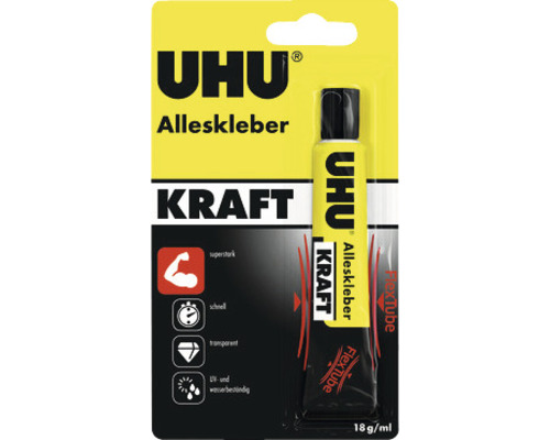 UHU Alleskleber Kraft transparent 18 g Uhu Kraft Alleskleber 18 Gramm