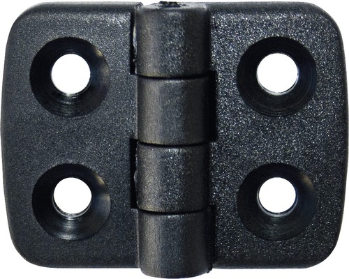 Scharnier Dresselhaus 20 x 20 x 5 mm grau 20 Stück Scharnier aus Kunststoff