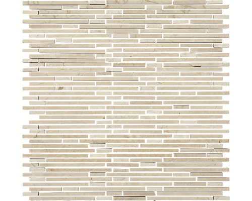 Natursteinmosaik Brick 30,5x30,5 cm beige matt