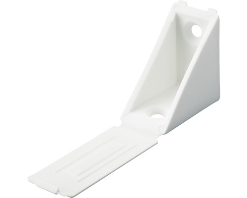 Universal-Eckverbinder, weiß 31x31x24 mm, 20 Stück Kunststoffwinkel mit Klappmechanismus
