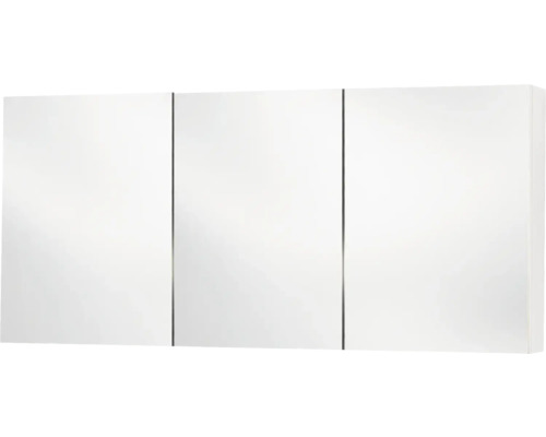 Spiegelschrank Differnz Somero 3-türig 120x66x13 cm hochglanz weiß