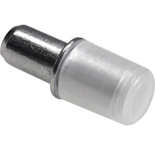 Regalbodenhalter aus Metall und Kunststoff