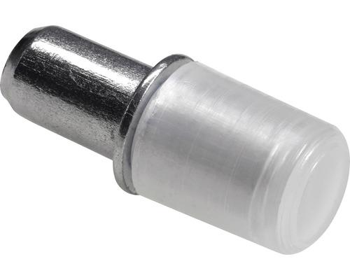 Glasbodenträger, Stahl/Kunststoff 5 mm, 100 Stück Regalbodenhalter aus Metall und Kunststoff