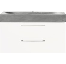 Waschbeckenunterschrank Differnz Somero Beton 57x80x38 cm mit Betonwaschbecken beton weiß-thumb-0 Waschbeckenunterschrank Differnz Somero Beton 57x80x38 cm mit Betonwaschbecken beton weiß-thumb-0