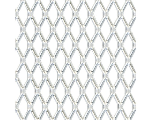 Streckmetallblech Aluminium silber 250x500x1,2 mm Aluminium Streckmetallgitter