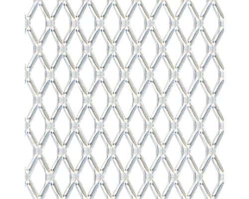 Streckmetallblech Aluminium silber 250x500x1,2 mm