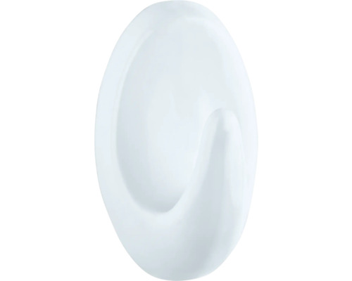 Zwerghaken Wenko weiß 6 Stück Weißer Kleiderhaken aus Kunststoff