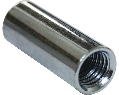 Verbindungsmutter Innengewinde 8 x 40 mm galvanisch verzinkt 100 Stück Metallgewindehülse