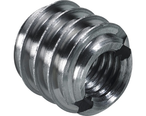 Stahl-Eindrehmuffen mit Gewinde M8/12 mm, 50 Stück Gewindeeinsatz aus Metall