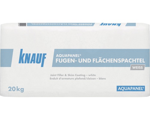 Fugen- und Flächenspachtel Knauf AQUAPANEL® weiß 20 kg Knauf Aquapanel Fugen- und Flächenspachtel, 20 kg Sack