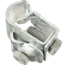 Rohrschelle aus Metall mit Schraube