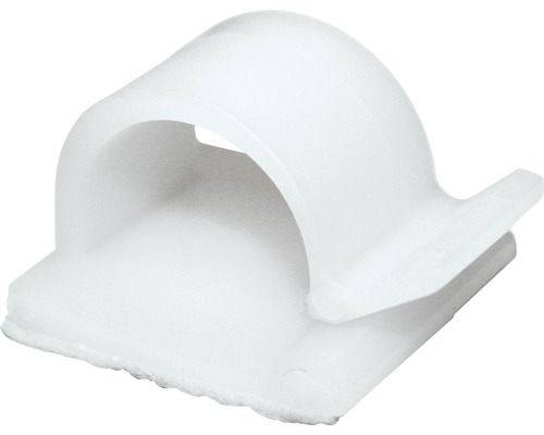 Kabelhalter Dresselhaus, selbstklebend, 26x16x15 mm, 50 Stück Kabelschelle aus Kunststoff
