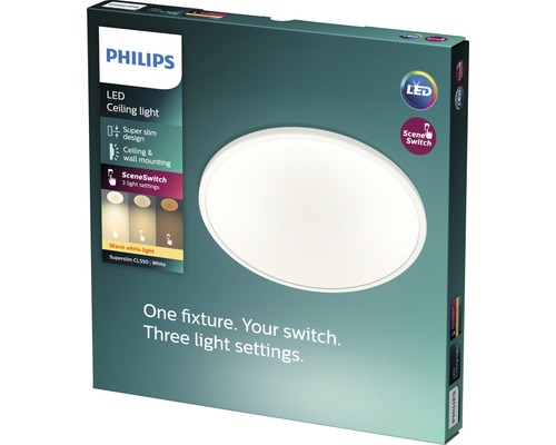 Philips LED Deckenleuchte in Produktverpackung
