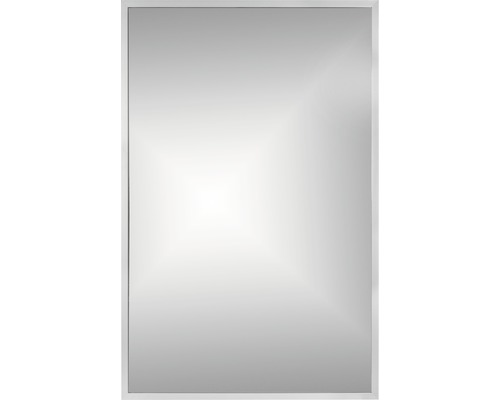 LED-Lichtspiegel Cordia BRW LINE eckig 65x60 cm mit Alurahmen silber
