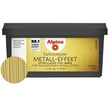 Alpina Farbrezepte Effektlasur Metall-Effekt gold 1 l-thumb-0
