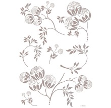 Illustration verschiedener blühender Zweige