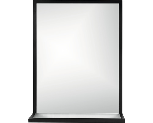 LED Badspiegel Spiegel Cordia Ø 40 schwarz matt-0