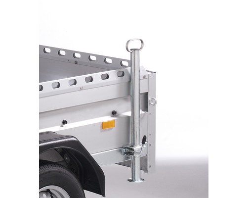 Humbaur Schiebestützen-Set für Alumaster und Trolly Pack = 2 St Stützrad für Anhänger montiert am Anhänger