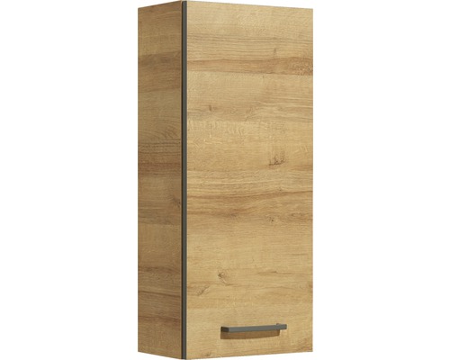 Hängeschrank mit Holzoptik und Griff