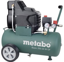 Metabo Basic 250-24 W OF Kompressor mit Rädern und Manometern
