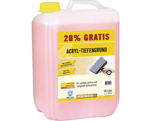 HORNBACH Grundierung Acryl-Tiefengrund 12 l (20 % Gratis!)