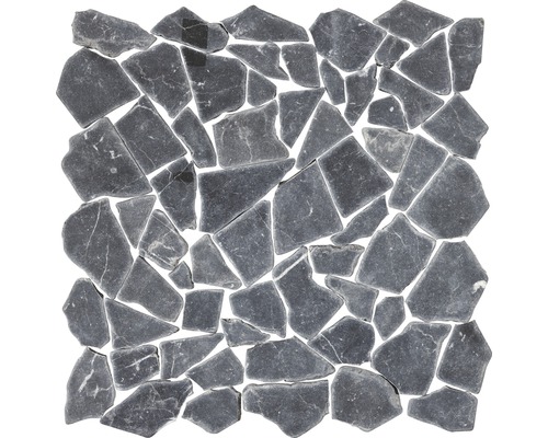 Natursteinmosaik Nero Marquinia 30,5x30,5 cm schwarz