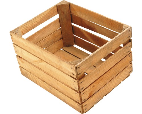 Vintage Obstkiste 50x40x30 cm natur hell Vintage Obstkiste 50x40x30 cm natur hell